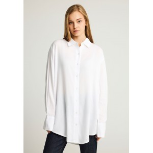 Funky Buddha Viscose Πουκάμισο Μακρυμάνικο Γυναικείο (FBL012-101-05-WHITE)