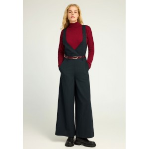 Funky Buddha Striped Ολόσωμη Φόρμα Γυναικεία (FBL012-101-12-NAVY)