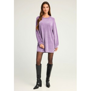 Funky Buddha Γυναικείο Πλεκτό Φόρεμα (FBL012-101-13-ORCHID-MIST)