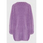 Funky Buddha Γυναικείο Πλεκτό Φόρεμα (FBL012-101-13-ORCHID-MIST)