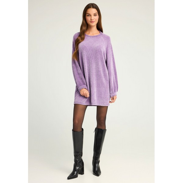 Funky Buddha Chenille Φόρεμα Mini Γυναικείο (FBL012-101-13-ORCHID-MIST)
