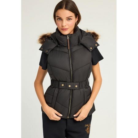 Funky Buddha Quilted Μπουφάν Αμάνικο Γυναικείο 