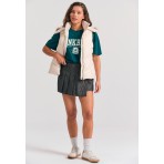 Funky Buddha Quilted Μπουφάν Αμάνικο Γυναικείο (FBL012-102-01-CLOUD-CREAM)