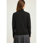 Funky Buddha Γυναικείο Πλεκτό Με Ψηλό Λαιμό (FBL012-102-09-BLACK)