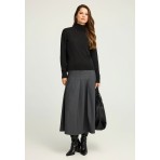 Funky Buddha Γυναικείο Πλεκτό Με Ψηλό Λαιμό (FBL012-102-09-BLACK)