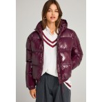 Funky Buddha Γυναικείο Φουσκωτό Τζάκετ (FBL012-103-01-MERLOT)