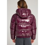 Funky Buddha Γυναικείο Φουσκωτό Τζάκετ (FBL012-103-01-MERLOT)