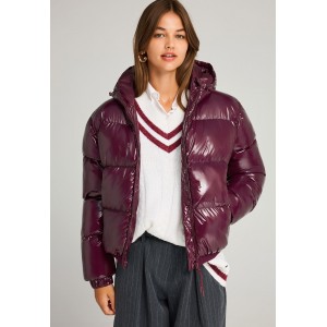 Funky Buddha Quilted Μπουφάν Puffer Γυναικείο (FBL012-103-01-MERLOT)