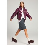 Funky Buddha Γυναικείο Φουσκωτό Τζάκετ (FBL012-103-01-MERLOT)