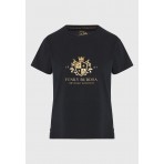 Funky Buddha Graphic T-Shirt Γυναικείο (FBL012-103-04-BLACK)