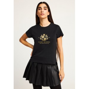 Funky Buddha Graphic T-Shirt Γυναικείο (FBL012-103-04-BLACK)