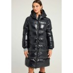 Funky Buddha Γυναικείο Φουσκωτό Τζάκετ (FBL012-104-01-BLACK)