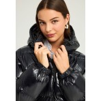 Funky Buddha Γυναικείο Φουσκωτό Τζάκετ (FBL012-104-01-BLACK)