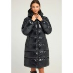 Funky Buddha Γυναικείο Φουσκωτό Τζάκετ (FBL012-104-01-BLACK)