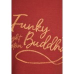 Funky Buddha Graphic T-Shirt Γυναικείο (FBL012-104-04-BRICK)