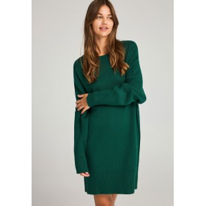 Funky Buddha Γυναικείο Πλεκτό Φόρεμα (FBL012-104-13-DEEP-EMERALD)