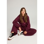 Funky Buddha Γυναικείο Αθλητικό Παντελόνι (FBL012-105-02-MERLOT)