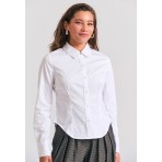 Funky Buddha Πουκάμισο Μακρυμάνικο Γυναικείο (FBL012-105-05-WHITE)