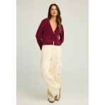 Funky Buddha Ζακέτα Χωρίς Κουκούλα (FBL012-105-09-SANGRIA)