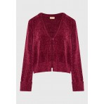 Funky Buddha Ζακέτα Χωρίς Κουκούλα (FBL012-105-09-SANGRIA)