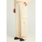 Funky Buddha Cargo Παντελόνι Φόρμας Γυναικείο (FBL012-106-02-CHALK)