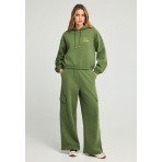 Funky Buddha Cargo Παντελόνι Φόρμας Γυναικείο (FBL012-106-02-KHAKI)