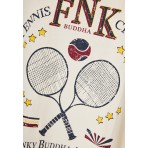 Funky Buddha Γυναικεία Μπλούζα Με Κοντό Μανίκι Και Τύπωμα (FBL012-106-04-OFF-WHITE)