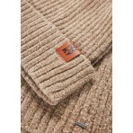 Funky Buddha Γυναικείο Σετ Κασκόλ Γαντια Σκούφος (FBL012-106-10-CLOUD-CREAM)