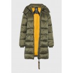 Funky Buddha Γυναικείο Φουσκωτό Τζάκετ (FBL012-107-01-DUSTY-OLIVE)