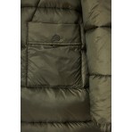 Funky Buddha Γυναικείο Φουσκωτό Τζάκετ (FBL012-107-01-DUSTY-OLIVE)