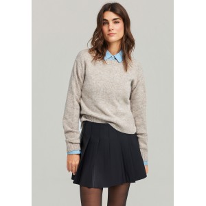 Funky Buddha Knitted Μπλούζα Πλεκτή Γυναικεία (FBL012-108-09-GREIGE)