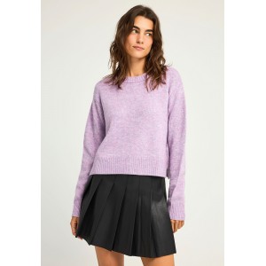 Funky Buddha Knitted Μπλούζα Πλεκτή Γυναικεία (FBL012-108-09-ORCHID-MIST)