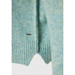 Funky Buddha Γυναικείο Πλεκτό Με Λαιμόκοψη (FBL012-108-09-SAGE-GREEN)