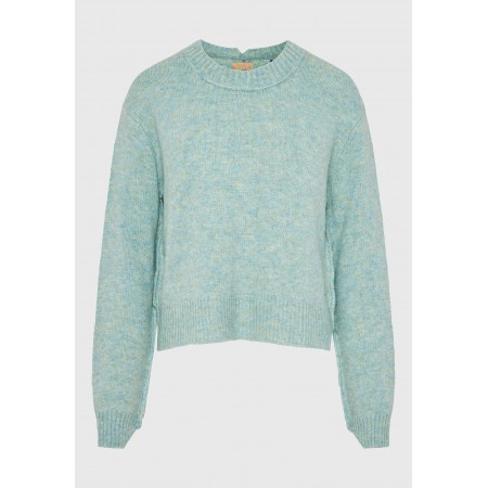 Funky Buddha Γυναικείο Πλεκτό Με Λαιμόκοψη 