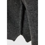 Funky Buddha Γυναικείο Πλεκτό Με Λαιμόκοψη (FBL012-108-09-STEEL-GREY)