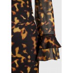 Funky Buddha Animal Print Φόρεμα Maxi Γυναικείο (FBL012-108-13-MULTI)