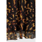 Funky Buddha Animal Print Φόρεμα Maxi Γυναικείο (FBL012-108-13-MULTI)