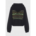 Funky Buddha Printed Hoodie Γυναικείο (FBL012-109-06-BLACK)