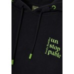 Funky Buddha Printed Hoodie Γυναικείο (FBL012-109-06-BLACK)