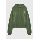 Funky Buddha Printed Hoodie Γυναικείο (FBL012-109-06-KHAKI)