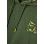 Funky Buddha Printed Hoodie Γυναικείο (FBL012-109-06-KHAKI)