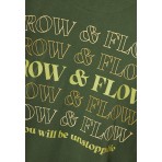 Funky Buddha Printed Hoodie Γυναικείο (FBL012-109-06-KHAKI)