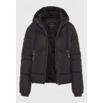 Funky Buddha Γυναικείο Φουσκωτό Τζάκετ (FBL012-111-01-BLACK)
