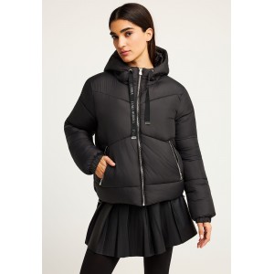 Funky Buddha Γυναικείο Φουσκωτό Τζάκετ (FBL012-111-01-BLACK)