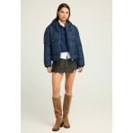 Funky Buddha Γυναικείο Φουσκωτό Τζάκετ (FBL012-111-01-INK)