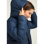 Funky Buddha Γυναικείο Φουσκωτό Τζάκετ (FBL012-111-01-INK)