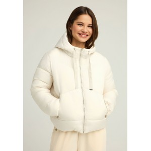 Funky Buddha Γυναικείο Φουσκωτό Τζάκετ (FBL012-111-01-OFF-WHITE)