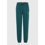 Funky Buddha Print Παντελόνι Φόρμας Γυναικείο (FBL012-111-02-DEEP-EMERALD)