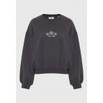 Funky Buddha Cowgirl Club Μπλούζα Με Λαιμόκοψη Γυναικεία (FBL012-111-06-ANTHRACITE)