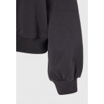 Funky Buddha Cowgirl Club Μπλούζα Με Λαιμόκοψη Γυναικεία (FBL012-111-06-ANTHRACITE)